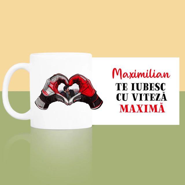 Fotografie Si Semnătură: Te Iubesc Cu Viteză Maximă - Cană