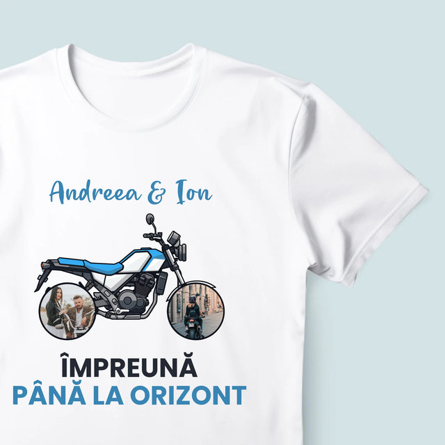 Colaj De Fotografii: Împreună Pînă La Orizont - Tricou Pentru Bărbați