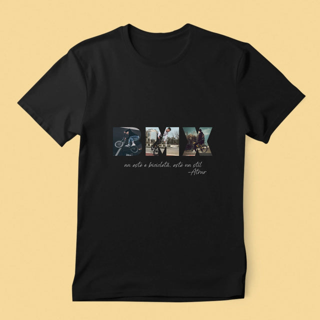 Cuvânt Din Fotografii: Bmx - Tricou Pentru Bărbați