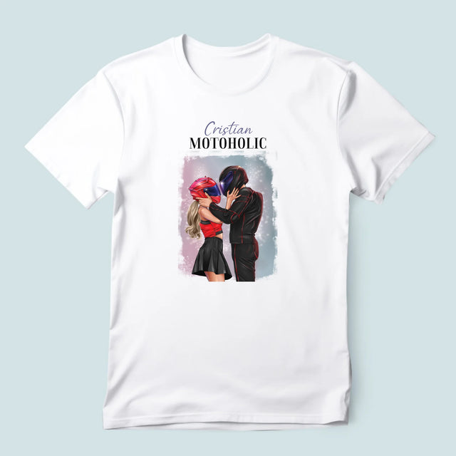 Creator De Personaj: Motoholic - Tricou Pentru Bărbați