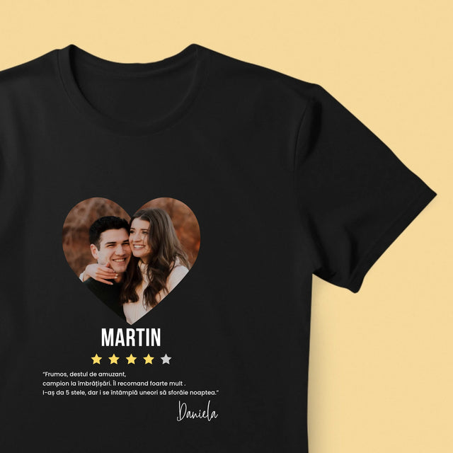 Fotografie Si Semnătură: Cel Mai Bun Băiat, Îl Recomand - Tricou Pentru Bărbați