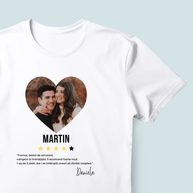 Fotografie Si Semnătură: Cel Mai Bun Băiat, Îl Recomand - Tricou Pentru Bărbați