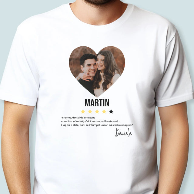 Fotografie Si Semnătură: Cel Mai Bun Băiat, Îl Recomand - Tricou Pentru Bărbați