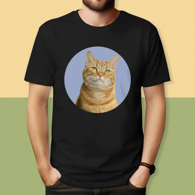Fotografie Si Semnătură: Pisicul Tău - Tricou Pentru Bărbați