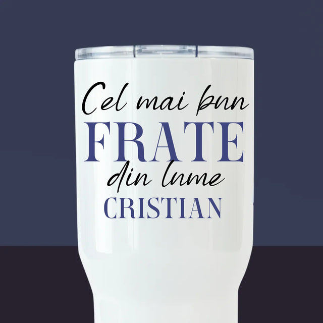 Colaj De Fotografii: Cel Mai Bun Frate Din Lume - Cană Termică Albă