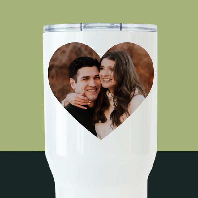 Fotografie Si Semnătură: Cel Mai Bun Băiat, Îl Recomand - Cană Termică Albă