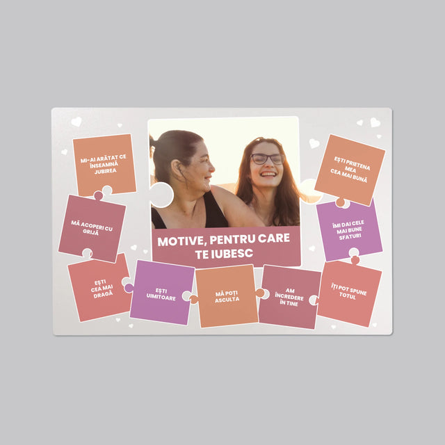 Fotografie Si Semnătură: Motivele Pentru Care Te Iubesc Mamo - Mapa De Birou