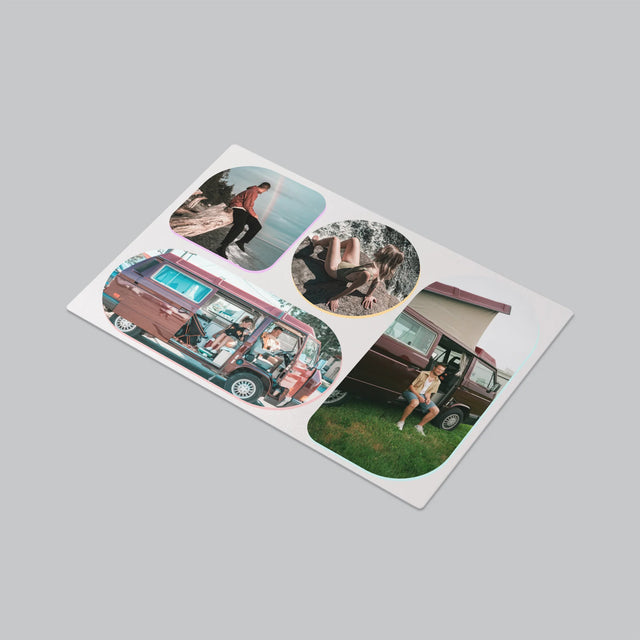 Colaj De Fotografii: Forme - Mapa De Birou