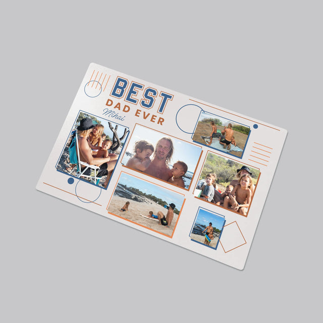 Colaj De Fotografii: Best Dad Ever - Mapa De Birou