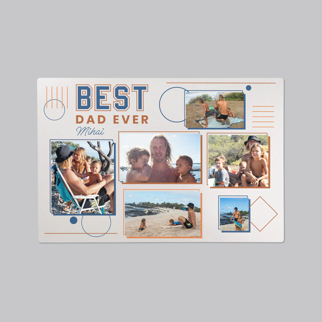 Colaj De Fotografii: Best Dad Ever - Mapa De Birou