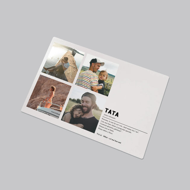 Colaj De Fotografii: Tata Definiția - Mapa De Birou