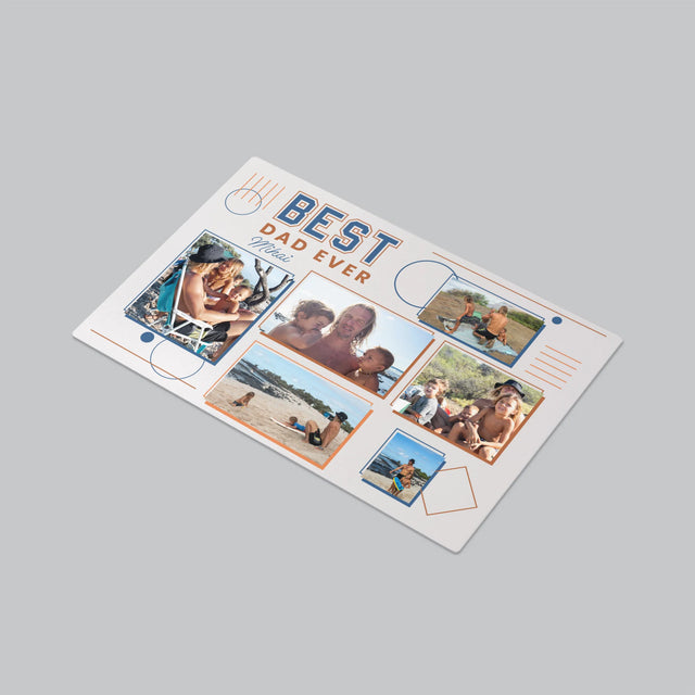 Colaj De Fotografii: Best Dad Ever - Mapa De Birou