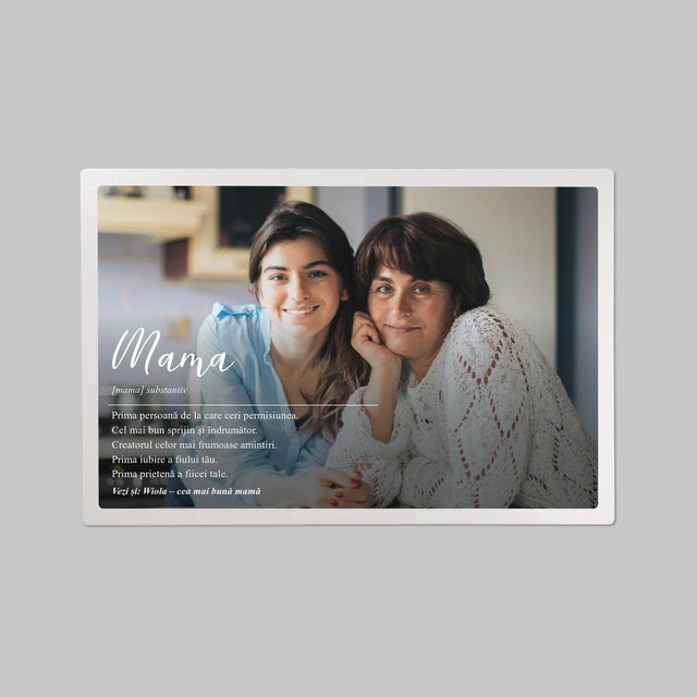 Fotografie Si Semnătură: Definiția Mamei - Mapa De Birou