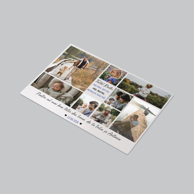 Colaj De Fotografii: Tată Prieten - Mapa De Birou