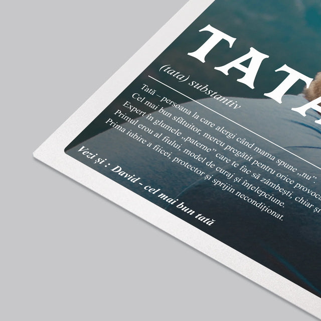 Fotografie Si Semnătură: Definiția Tată - Mapa De Birou