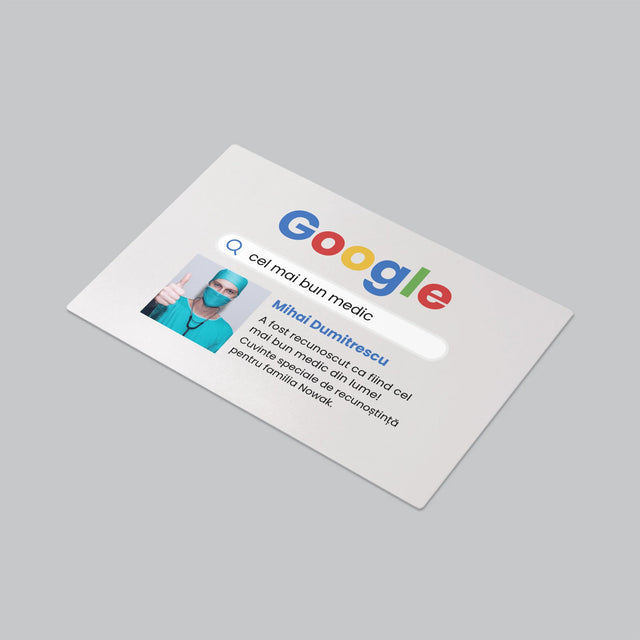 Fotografie Si Semnătură: Cel Mai Bun Medic Rezultat Google - Mapa De Birou