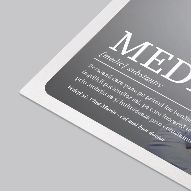 Fotografie Si Semnătură: Definiția Medicului - Mapa De Birou