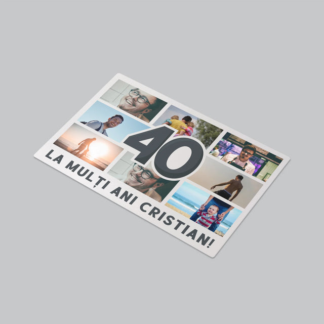 Colaj De Fotografii: 40 De Ani - Mapa De Birou
