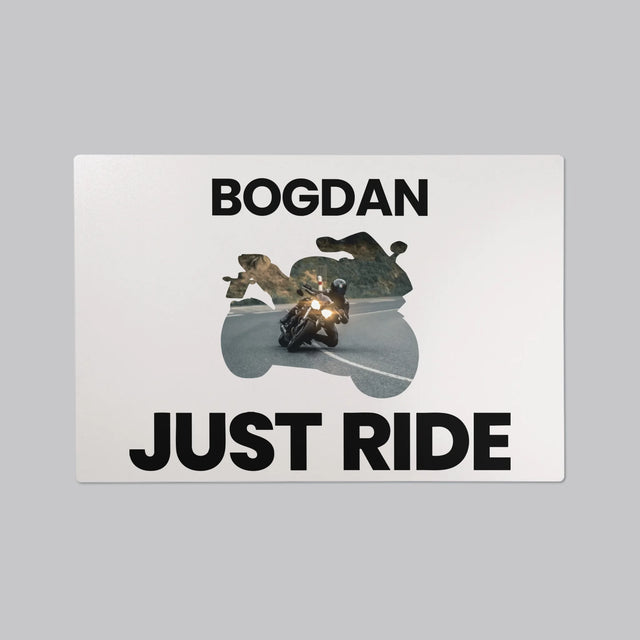 Formă Din Fotografii: Just Ride - Mapa De Birou