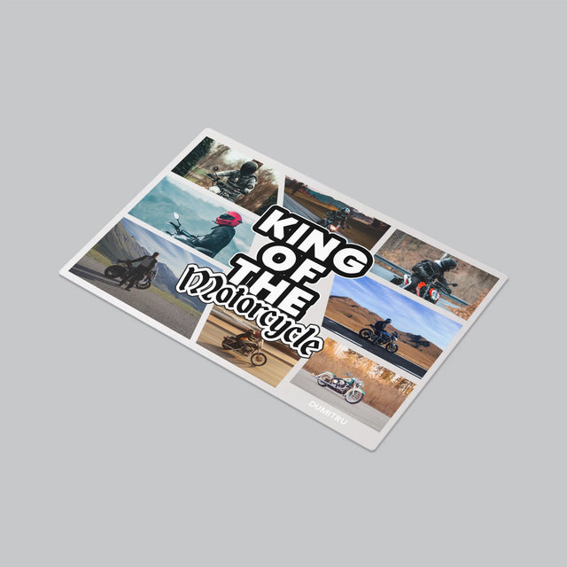 Colaj De Fotografii: King Of The Motorcycle - Mapa De Birou
