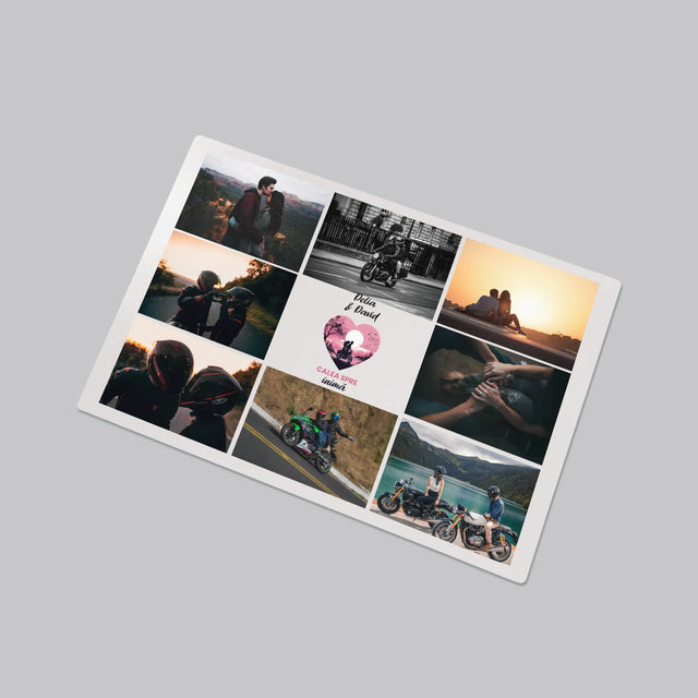 Colaj De Fotografii: Calea Spre Inimă - Mapa De Birou