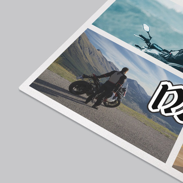 Colaj De Fotografii: King Of The Motorcycle - Mapa De Birou