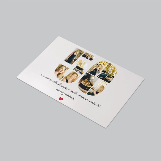 Formă Din Fotografii: A 50 Zi De Naștere - Mapa De Birou