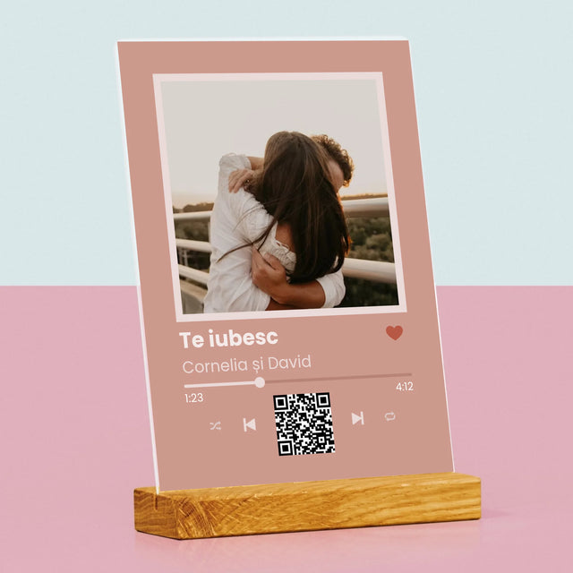 Fotografie Si Semnătură: Cântecul Tău Cu Cod - Imprimare Pe Sticlă Acrilică (Verticală)