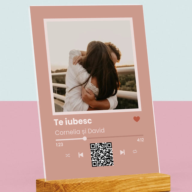 Fotografie Si Semnătură: Cântecul Tău Cu Cod - Imprimare Pe Sticlă Acrilică (Verticală)