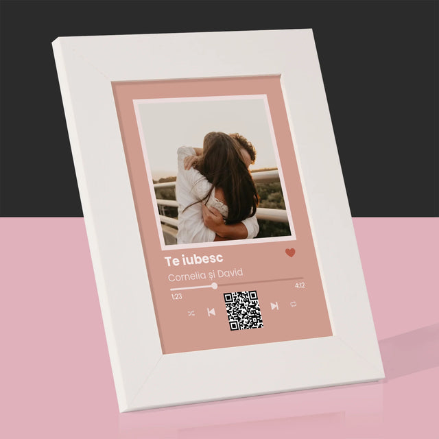 Fotografie Si Semnătură: Cântecul Tău Cu Cod - Ramă Pentru Fotografii (Horizontală)