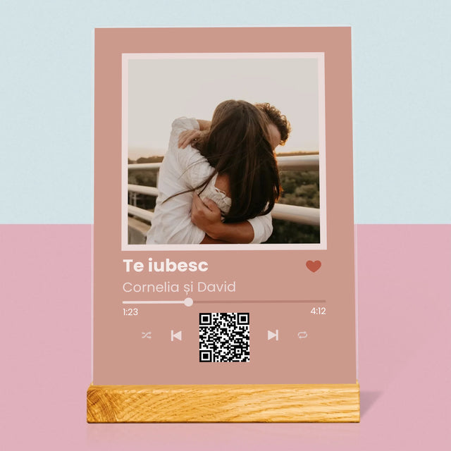 Fotografie Si Semnătură: Cântecul Tău Cu Cod - Imprimare Pe Sticlă Acrilică (Verticală)