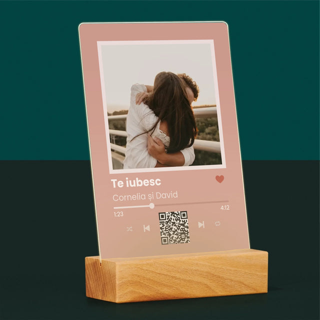 Fotografie Si Semnătură: Cântecul Tău Cu Cod - Imprimare Pe Sticlă Acrilică (Verticală)