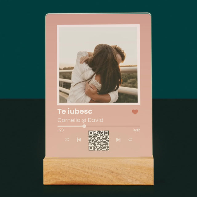 Fotografie Si Semnătură: Cântecul Tău Cu Cod - Imprimare Pe Sticlă Acrilică (Verticală)