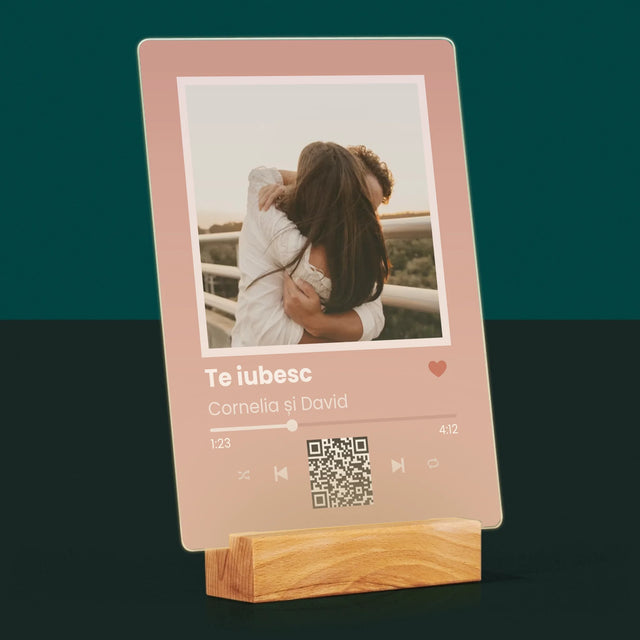 Fotografie Si Semnătură: Cântecul Tău Cu Cod - Imprimare Pe Sticlă Acrilică (Verticală)