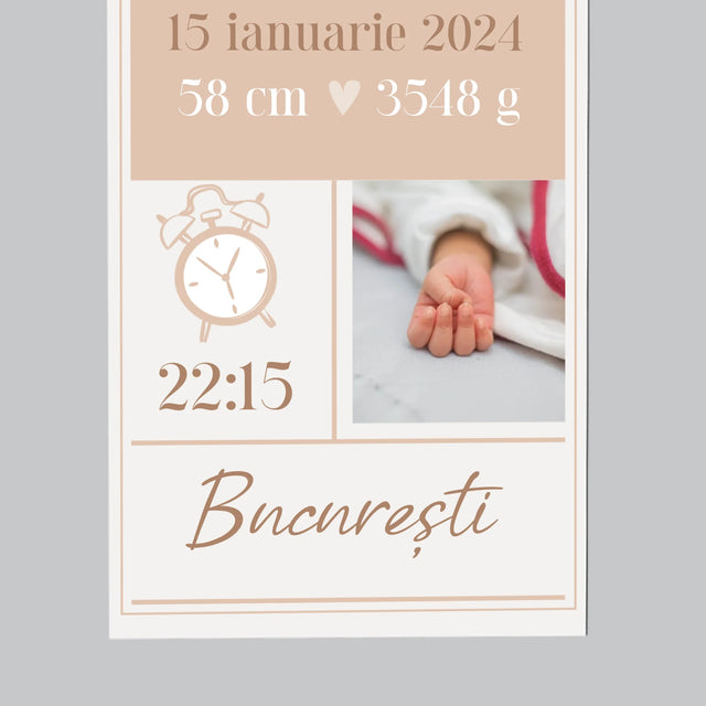 Colaj De Fotografii: Fotografie Metrică - Magnet Pe Fregider