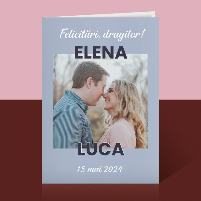 Fotografie Si Semnătură: Felicitări De Nuntă - Card Cu Felicitări