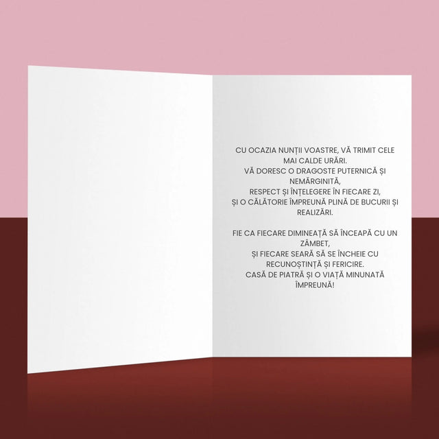 Fotografie Si Semnătură: Felicitări De Nuntă - Card Cu Felicitări