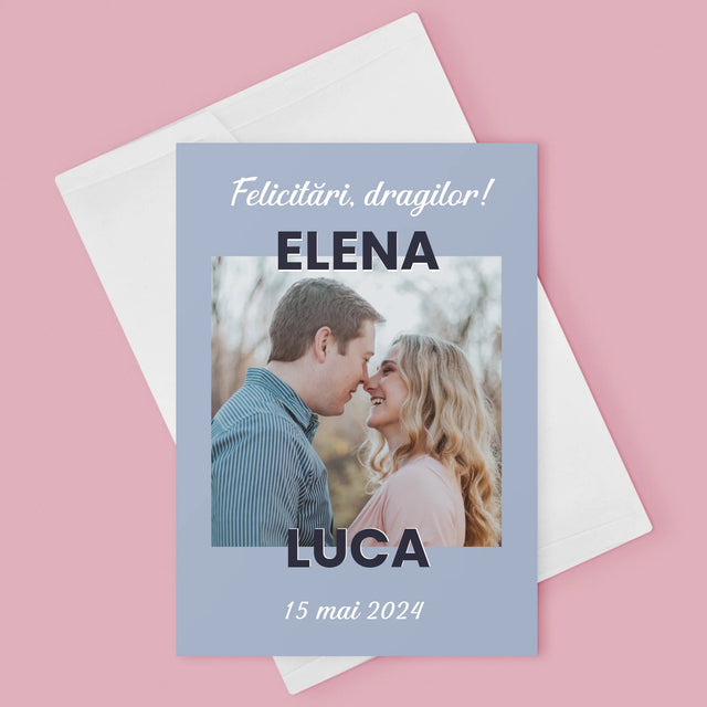 Fotografie Si Semnătură: Felicitări De Nuntă - Card Cu Felicitări