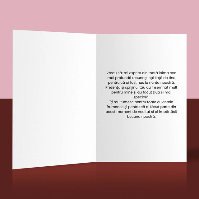 Fotografie Si Semnătură: Ați Fost Cel Mai Bun Naș - Card Cu Felicitări