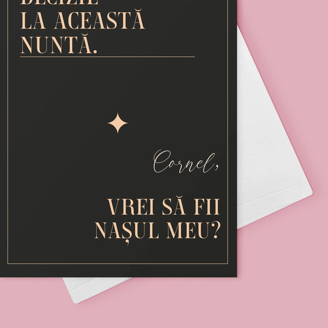 Numele Și Semnătura: Singura Mea Decizie - Card Cu Felicitări