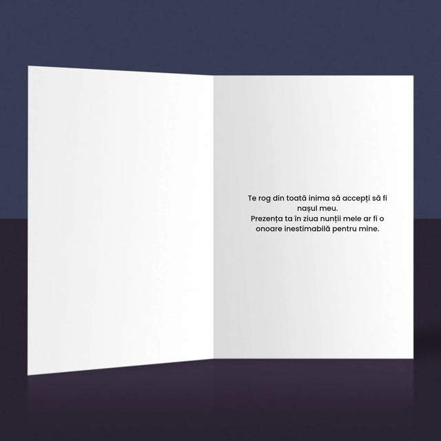 Numele Și Semnătura: Îmi Lipsește Cineva ... Nașul - Card Cu Felicitări