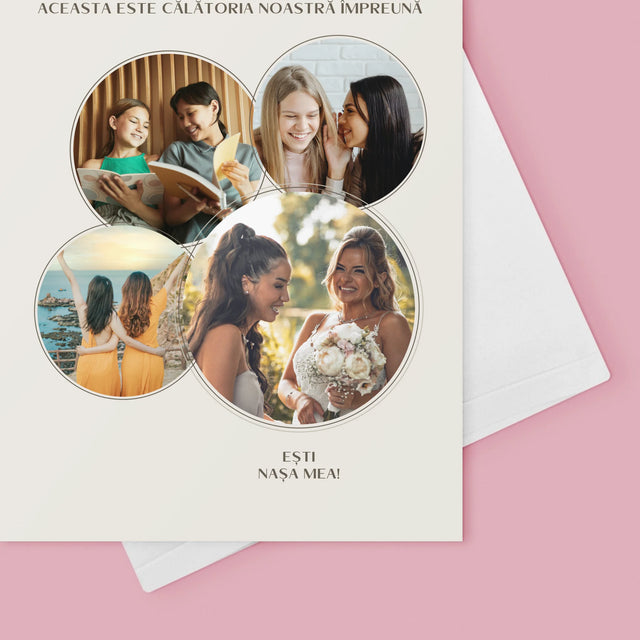 Colaj De Fotografii: Aceasta Este Călătoria Noastră Împreună - Card Cu Felicitări