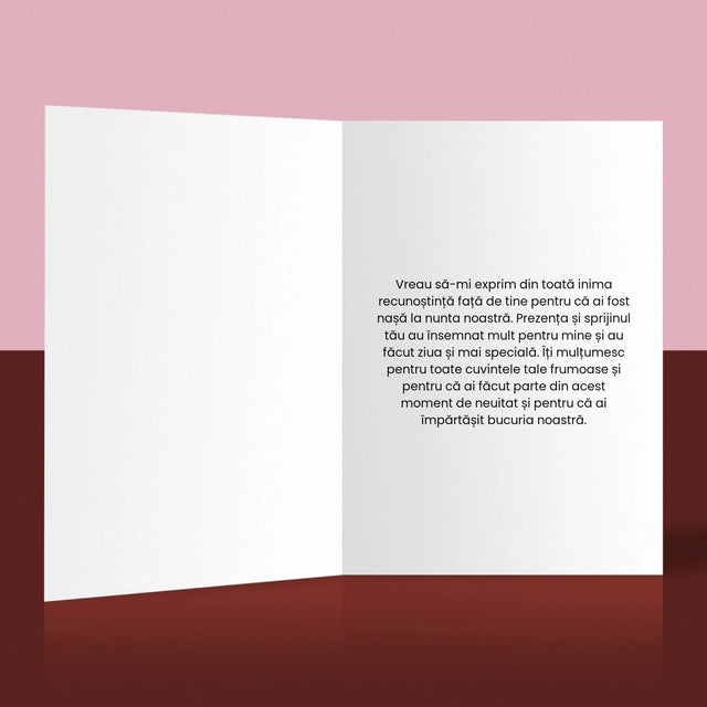 Creator De Personaj: Cea Mai Bună Nașă - Card Cu Felicitări