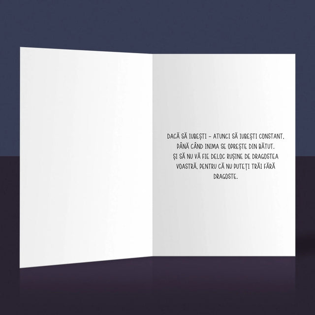 Creator De Personaj: Mirele Și Mireasa - Card Cu Felicitări