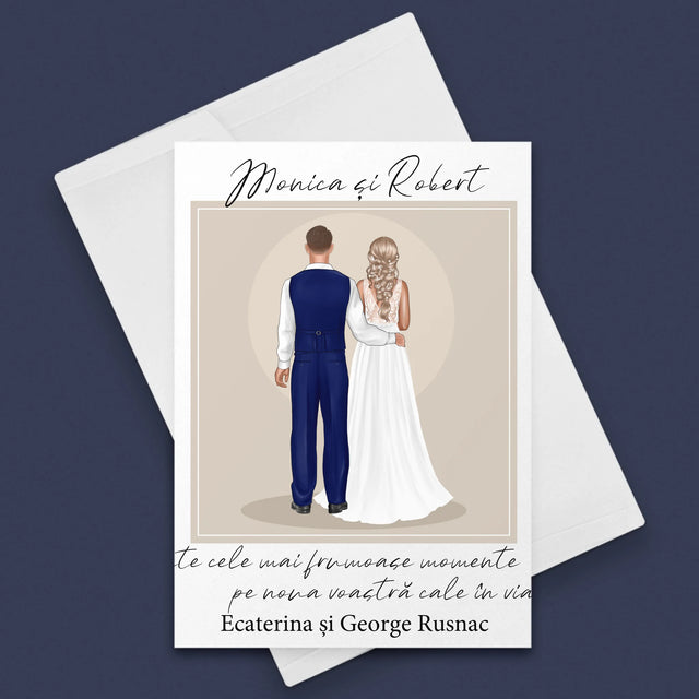 Creator De Personaj: Mirele Și Mireasa - Card Cu Felicitări