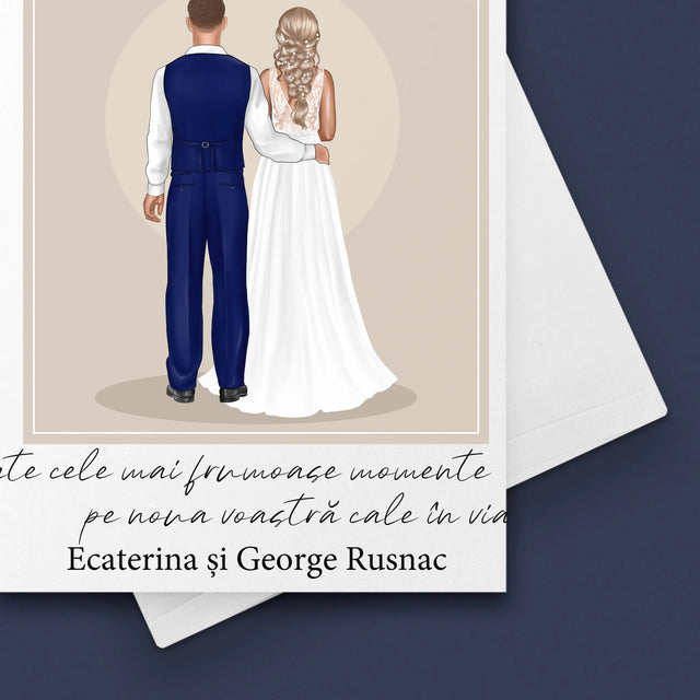 Creator De Personaj: Mirele Și Mireasa - Card Cu Felicitări