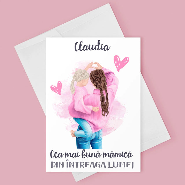 Creator De Personaj: Cea Mai Bună Mămică Din Lume - Card Cu Felicitări