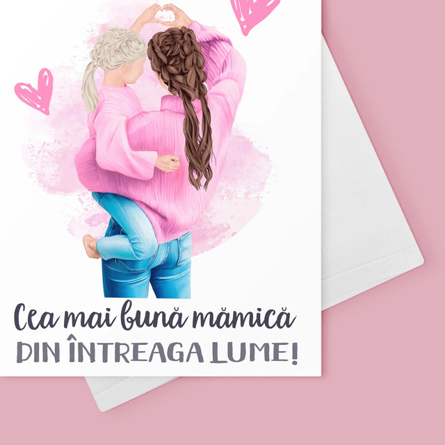 Creator De Personaj: Cea Mai Bună Mămică Din Lume - Card Cu Felicitări