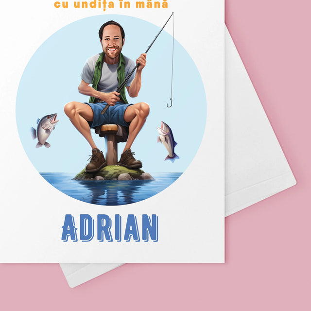 Fotografie Si Semnătură: Îți Petrece Timpul Liber - Card Cu Felicitări