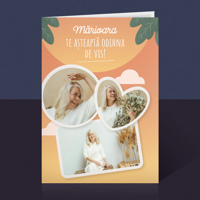 Colaj De Fotografii: Odihna De Vis - Card Cu Felicitări